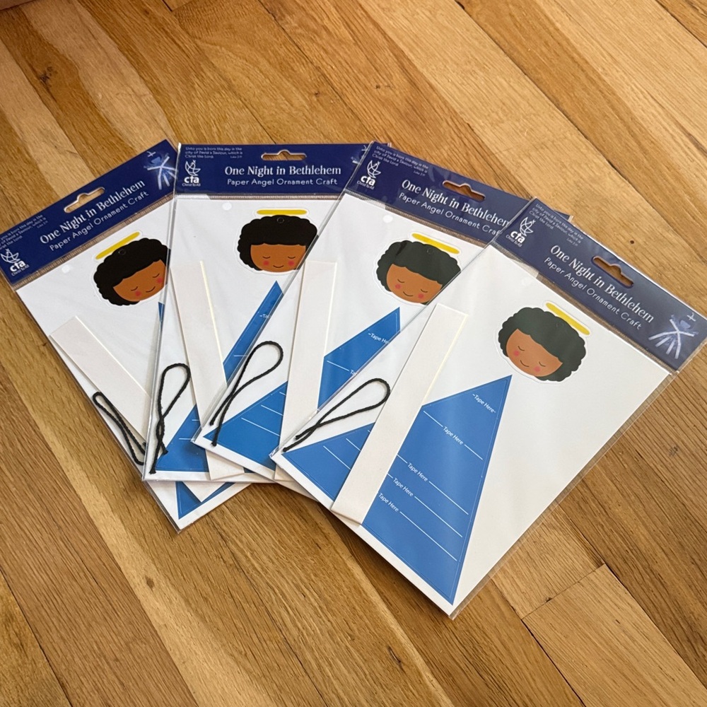NWT - Bundle of 4 - cta Paper Angel Ornament Craft Kit